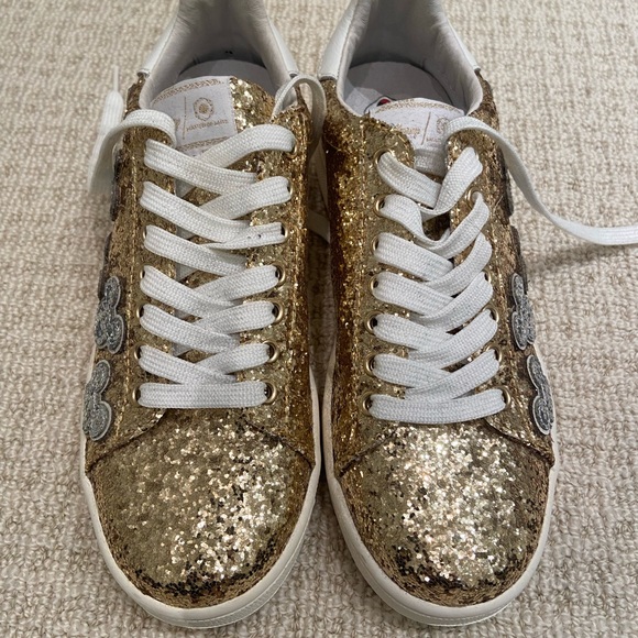 Glitter sneakers, Master of Arts MOA size 6, never been worn - Picture 2 of 5